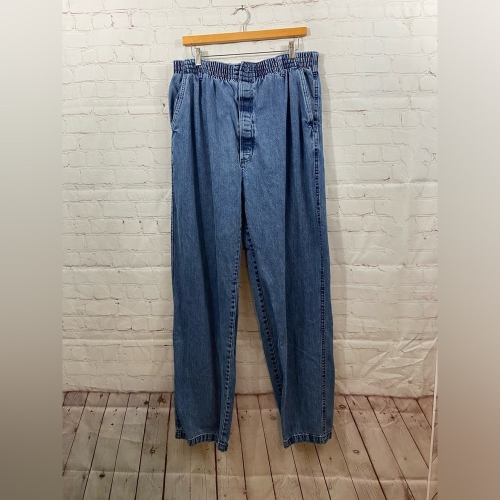 Buck & Buck Mens Jeans Loop & Hook Fly Closure For Adaptive Clothing Pants